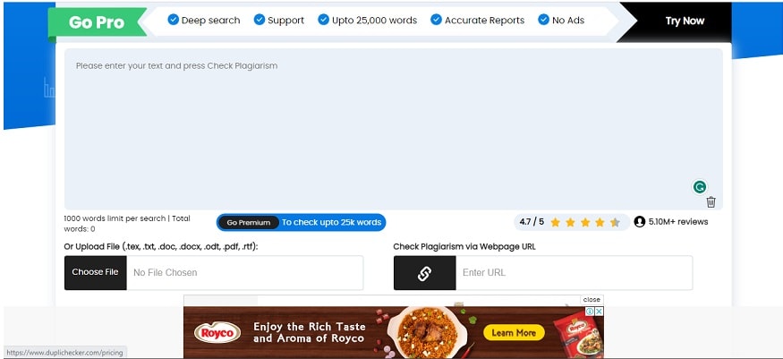 Duplichecker plagiarism checker image