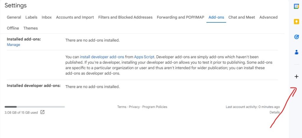 how to install an add-on in Gmail