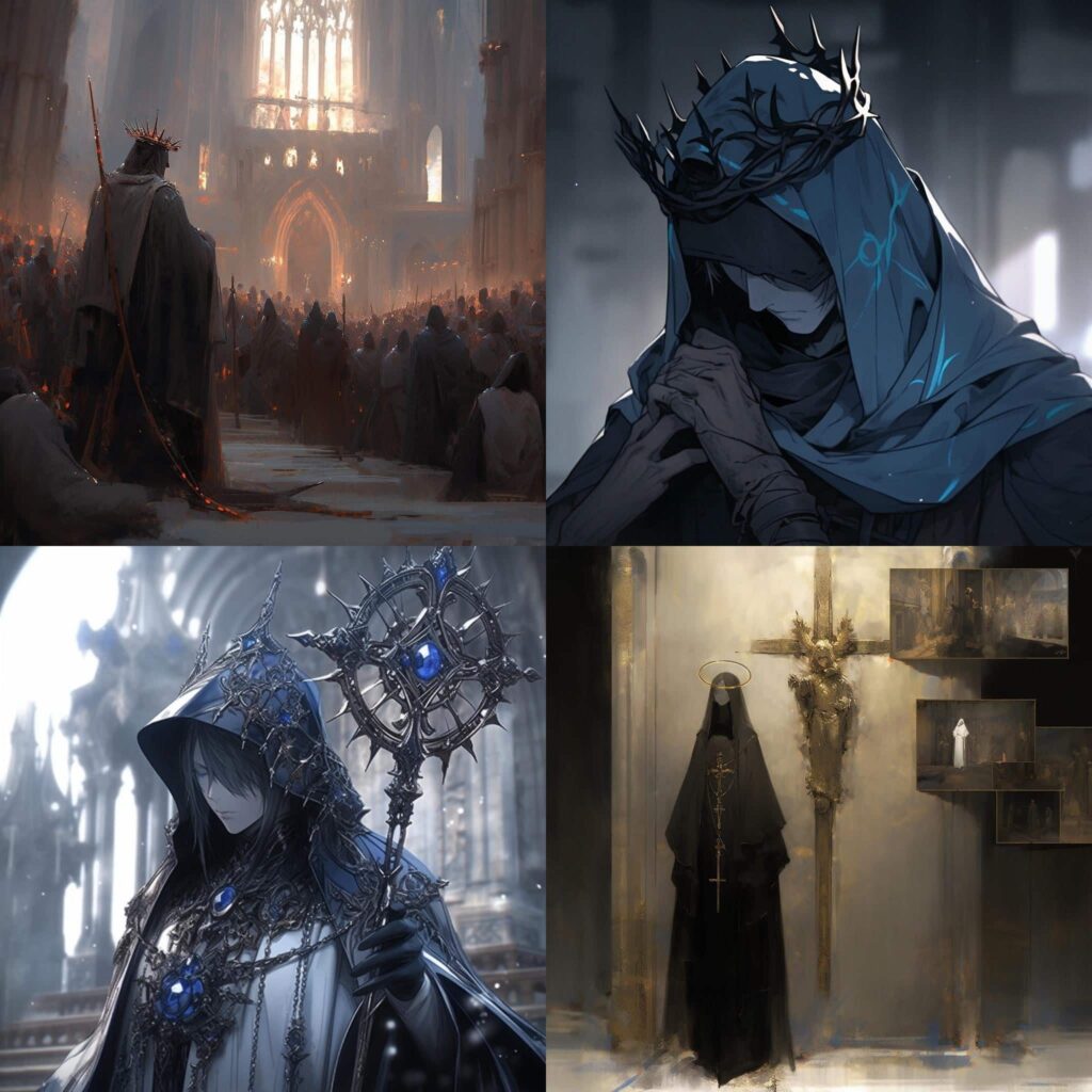 midjourney chaos skeleton king