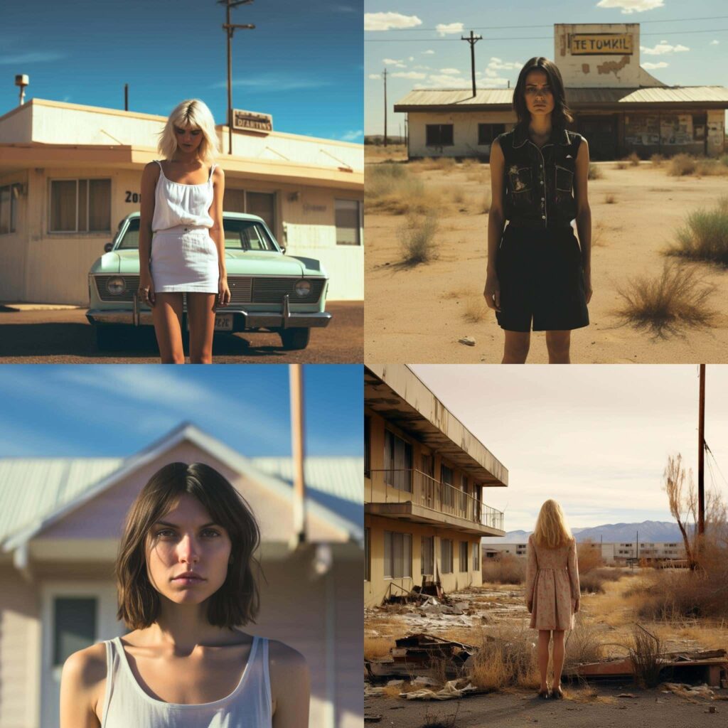 midjourney chaos woman