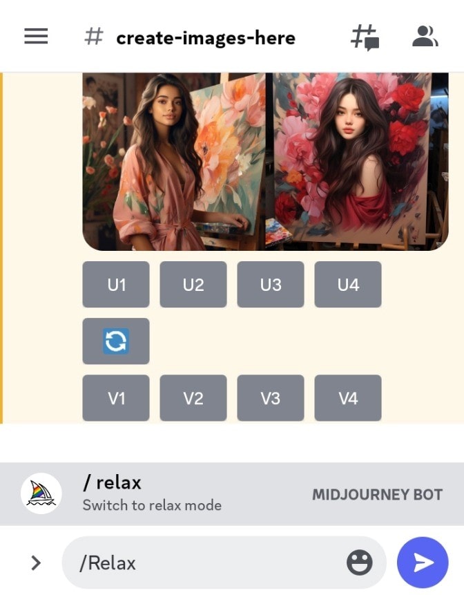 01 Midjourney relax mode image